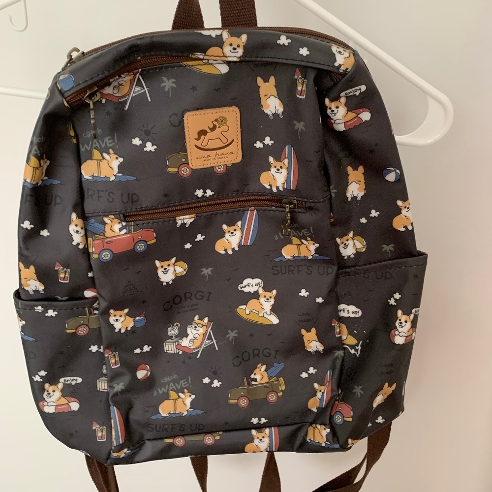 Uma Hana Bookbag Corgi